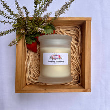 Load image into Gallery viewer, Sparkling Strawberry Scented Soy Candle