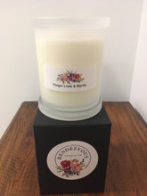 Load image into Gallery viewer, Finger Lime and Myrtle Scented Soy Candle