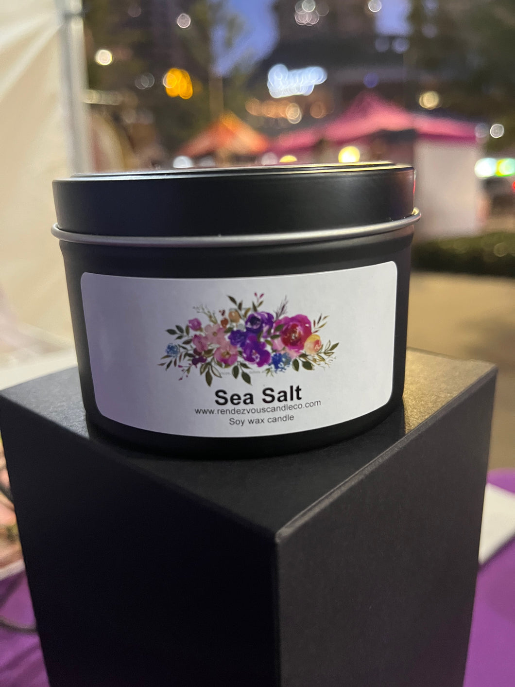 Sea Salt Scented Soy Candle