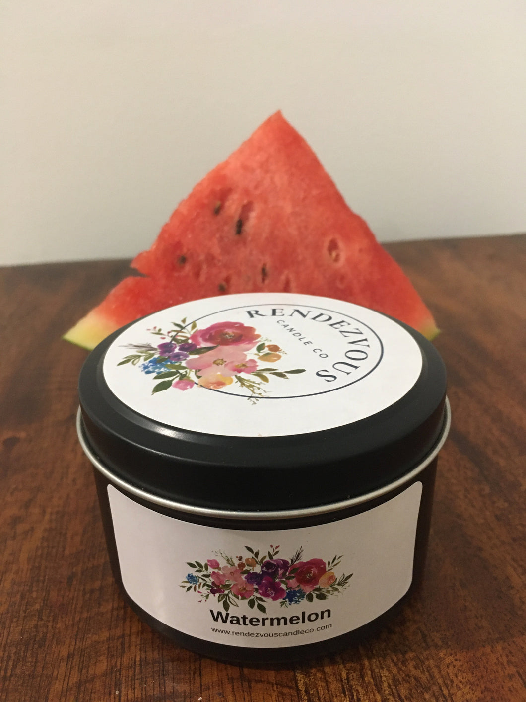 Watermelon Scented Soy Candle