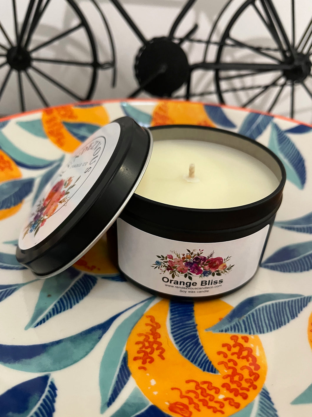Orange Bliss Scented Soy Candle